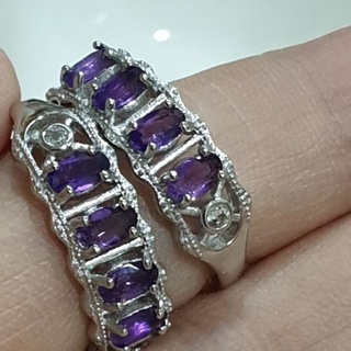 ✅現貨✅免運✅快出貨【天然水晶戒指 活圍】天然紫水晶戒 玫瑰紫水晶戒 天然拓帕石戒 雙尖閃靈鑽 油膽 白水晶 赫基蒙戒
