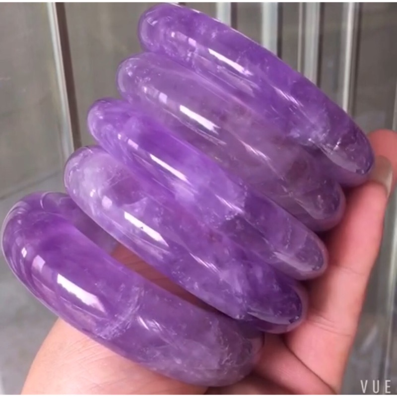 AAA+超美！ 天然烏拉圭紫羅蘭 紫水晶 手鐲～窄版～手圍15-20號都有！㊣紫羅蘭紫水晶手環：能招正財、遇好貴人相助！