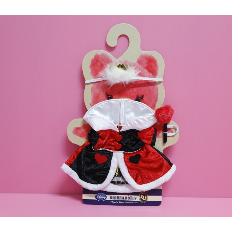 🌸Dona代購🌸日本迪士尼store限定 大學熊x愛麗絲紅心皇后 衣服 達菲duffy SS號 娃娃玩偶可穿 F11