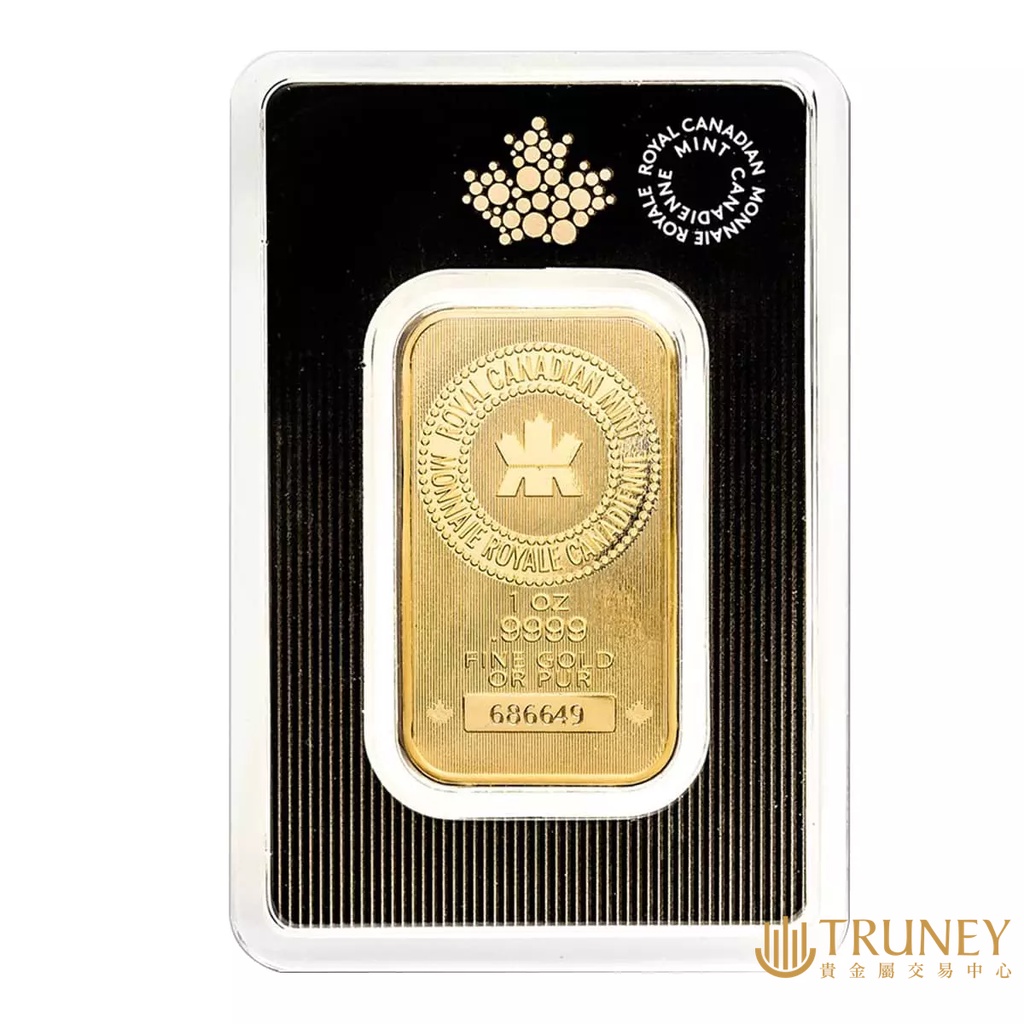 【TRUNEY貴金屬】加拿大皇家金條1盎司 / 約 8.294台錢