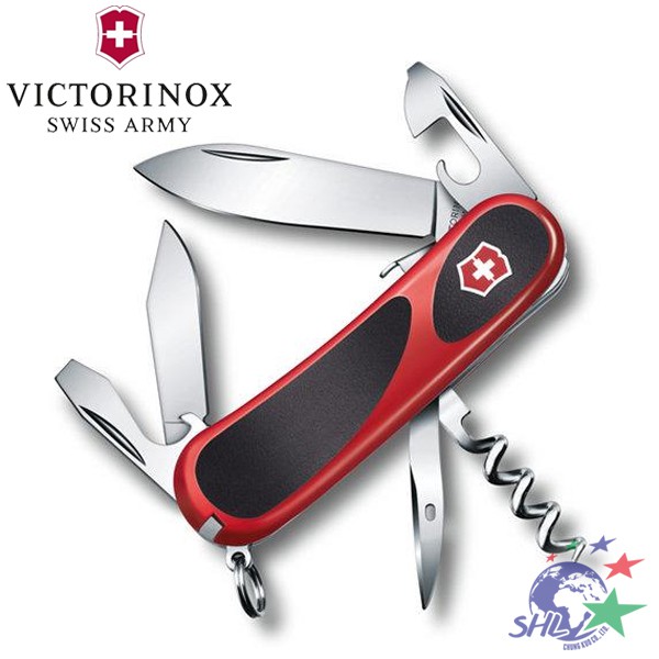 Victorinox 維氏 瑞士刀 EvoGrip S101 紅黑防滑12用/2.3603.SC/VN127【詮國】