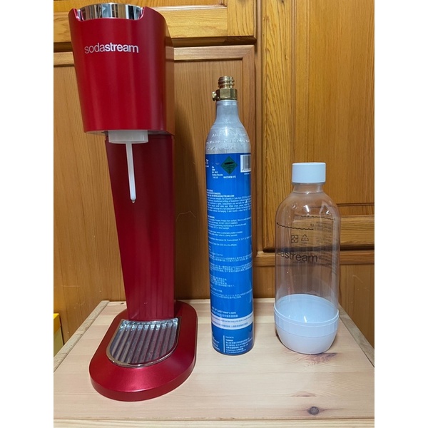 （二手）SodaStream GENESIS DELUXE氣泡水機（紅色）