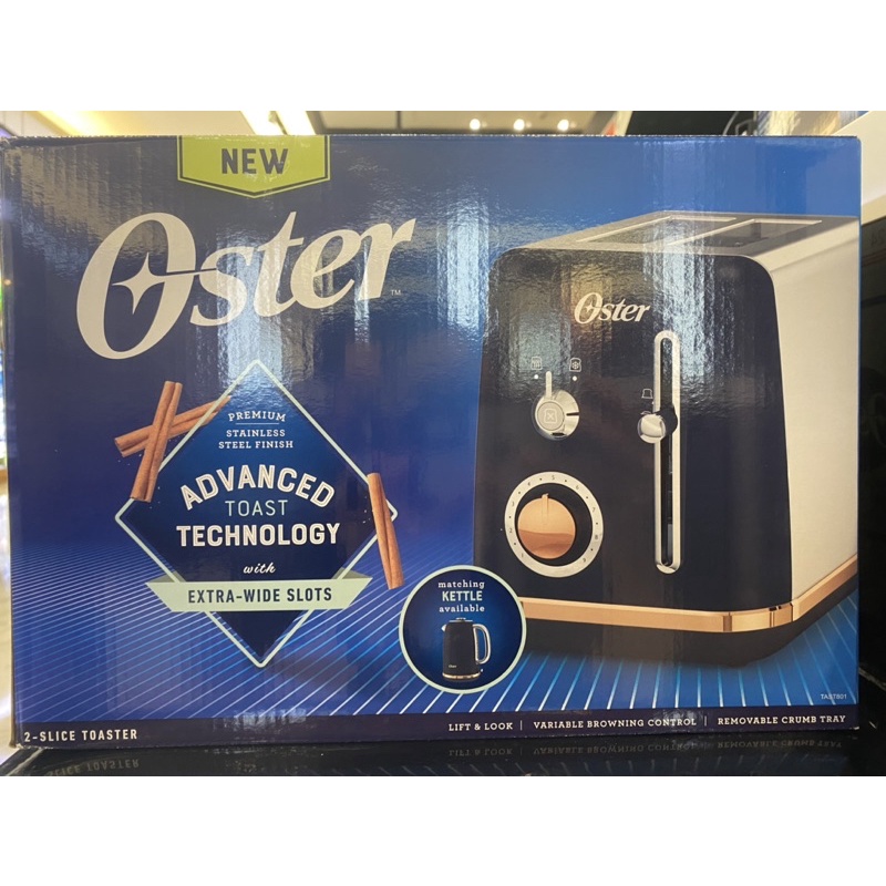 美國OSTER 都會經典厚片烤麵包機TAST801