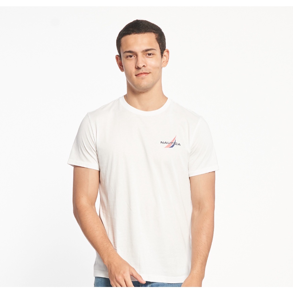 Nautica 美國帆船 男 短袖T恤 圓領短T 小編自留款😊簡單設計款 白 S、L、XXL號 有大尺碼