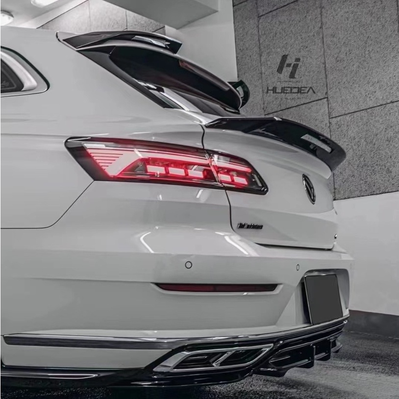 【M.GARAGE】Volkswagen Arteon LM 碳纖維 簍空款 尾翼 鴨尾 頂翼 改裝 套件