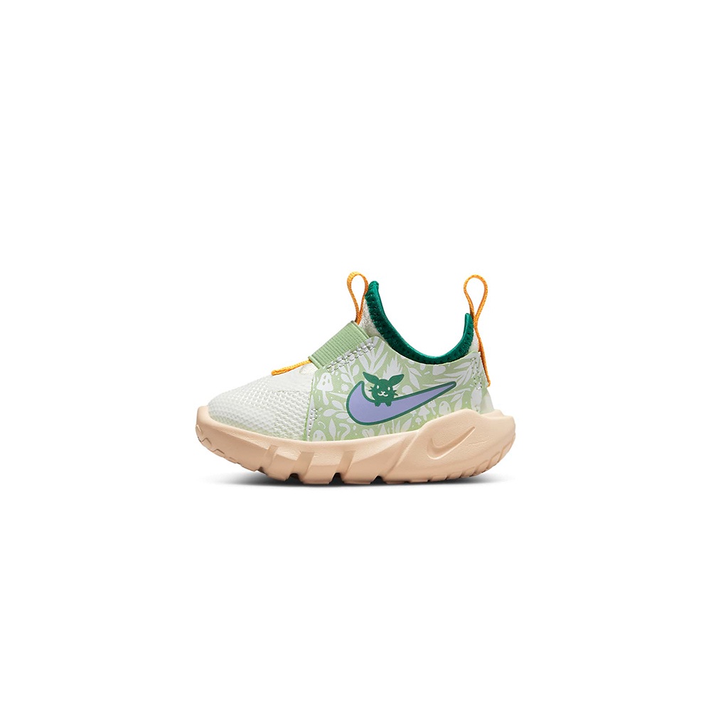 Nike Flex Runner 2 Lil (TDV) 小童 白綠 運動 休閒鞋 DQ0575-100