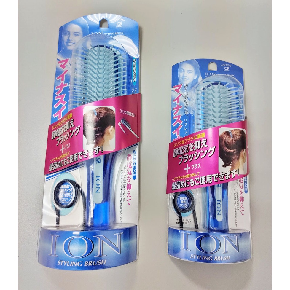 現貨 日本製 IKEMOTO 池本刷子 負離子 髮梳 梳子 美髮梳 天然礦石 抗靜電 防靜電 除靜電 抑制靜電