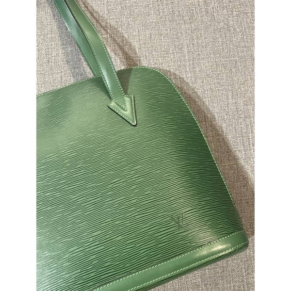 ［二手] Louis Vuitton  LV水波紋 側背包 綠  𝚅𝚒𝚗𝚝𝚊𝚐𝚎