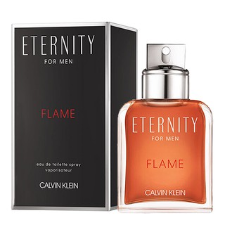 ☆MOMO小屋☆ Calvin Klein CK Flame 永恆熾愛 男性淡香水 100ml