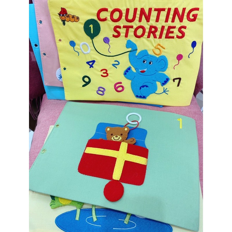 小凱撒布書 Counting Stories 數字故事書 寶寶幼兒益智 觸覺感統