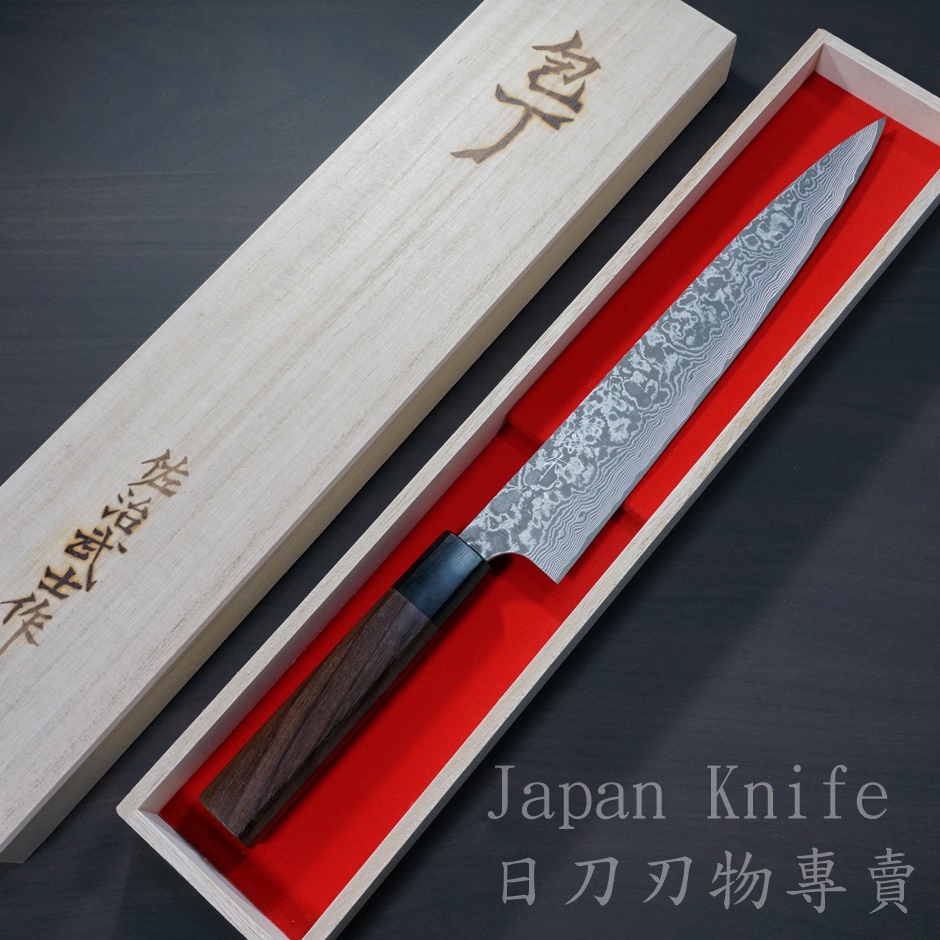 源助久 助久日本鋼ツバ付牛刀 ３００ｍｍ 開店祝い ３００ｍｍ