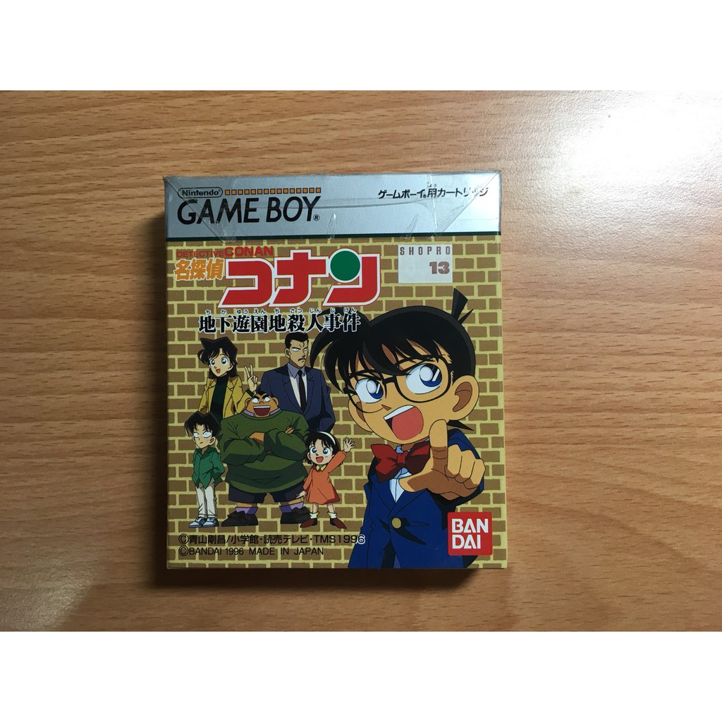 售0元 日規正版卡 非台製盜版卡 Gameboy Gb 名偵探柯南地下遊園地殺人事件 蝦皮購物