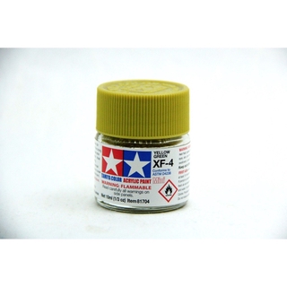 ◆弘德模型◆ 田宮 壓克力漆 XF-4 消光黃綠 10ml Yellow Green Tamiya 水性 81704