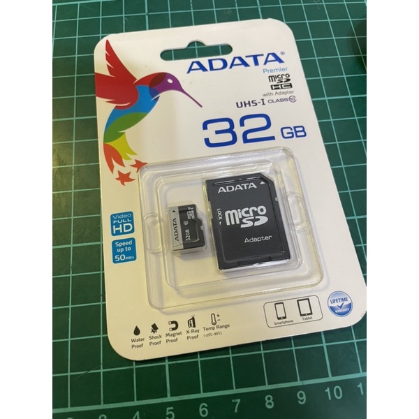 『全新』ADATA microSD 32G 記憶卡