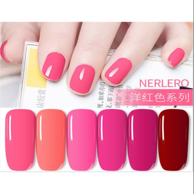 薛老師 現貨 洋紅色系列甲油膠 15ml 粉紅色系甲油膠 蝦皮購物