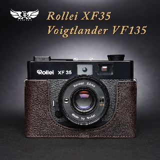 【台灣TP】適用於 Rollei XF35 / Voigtlander VF135 真皮底座 牛皮 相機包 皮套
