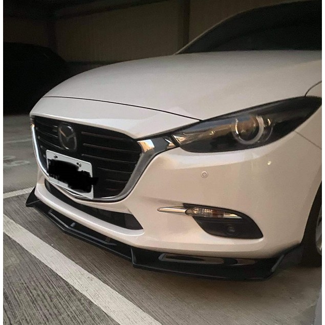 #馬自達MAZDA 3改裝前定風翼#改裝前鏟 前導流片 前下巴 #魂動馬3 四代馬3#MAZDA改裝