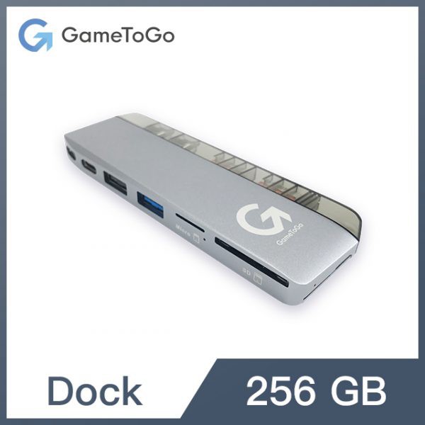 【官方免運】GameToGo RE Dock 256GB +Win10 家用盒裝版 Mac Windows雙系統