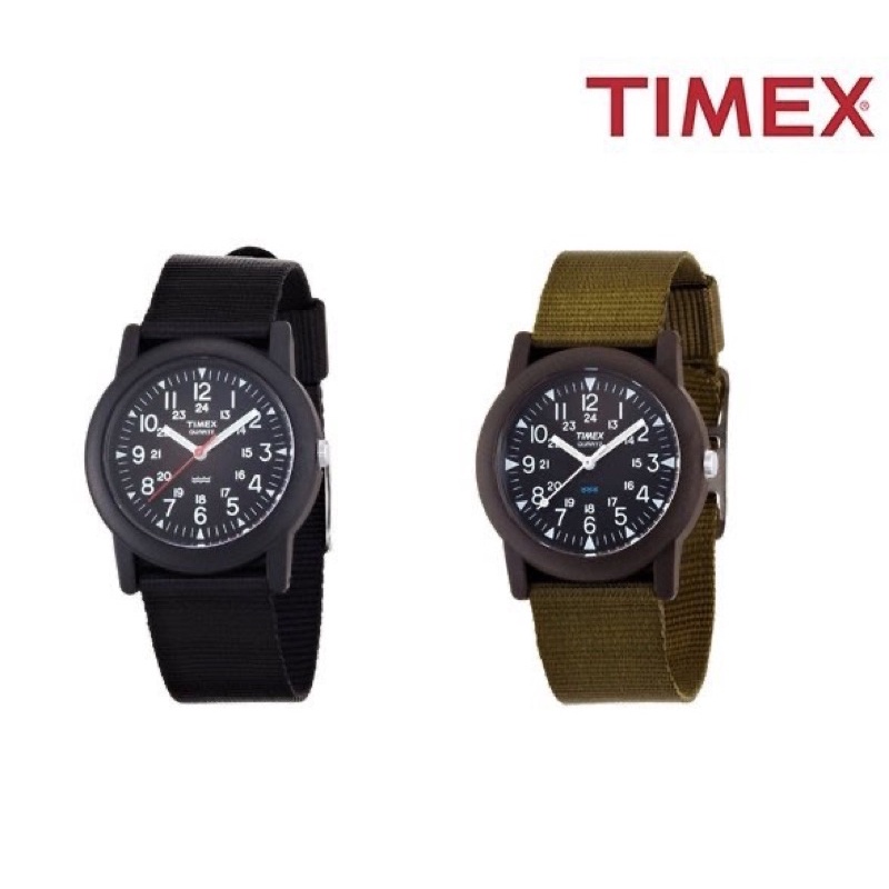 { POISON } TIMEX CAMPER 經典軍事風格軍錶 INDIGLO冷光 可換錶帶設計 絕版品