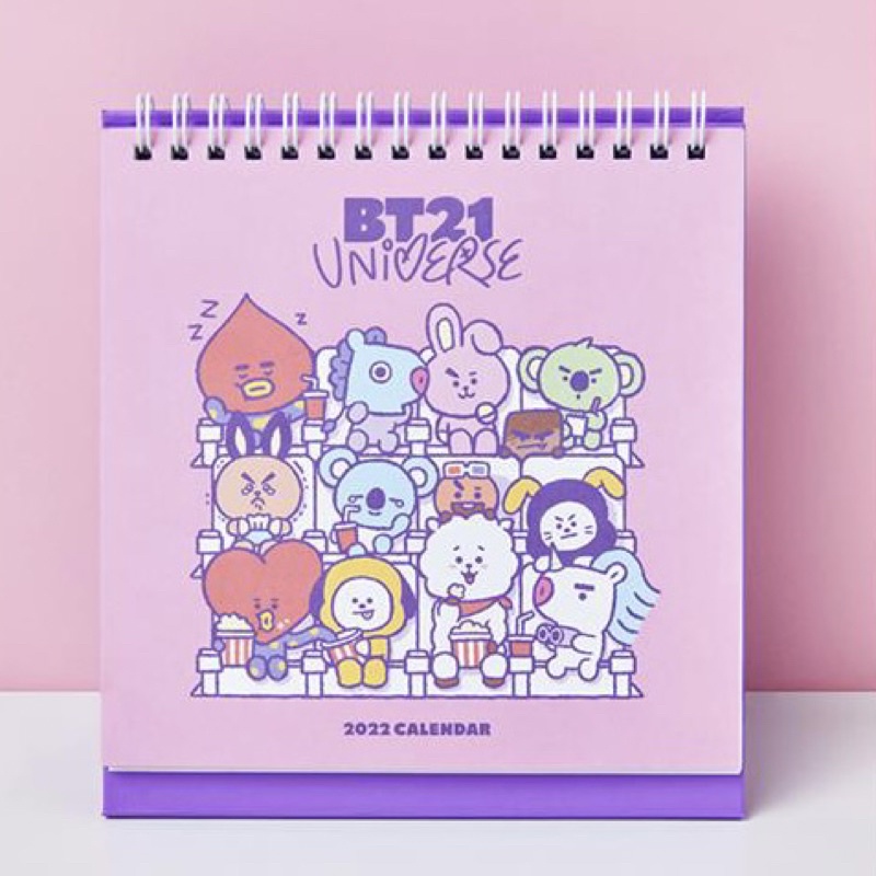 ᴢᴏᴏᴇʏ韓國代購 Bt21 Line Friends 22 桌曆行事曆記事本手帳本 現貨 蝦皮購物