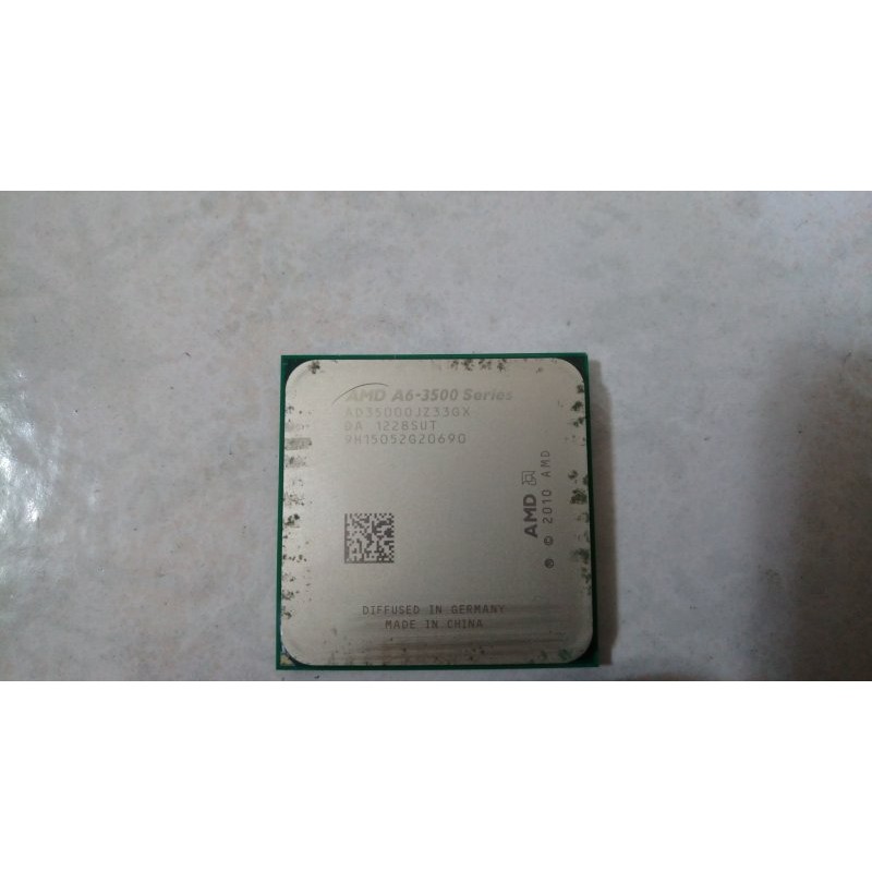 【保證可用】AMD A6-3500 APU 處理器 2.1GHz 3核心 FM1腳位