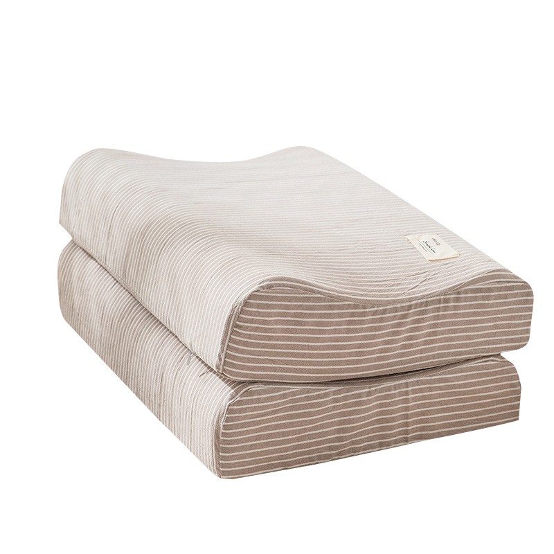 無印良品水洗棉乳膠枕套一對裝枕頭套單人單個60x40純棉全棉兒童