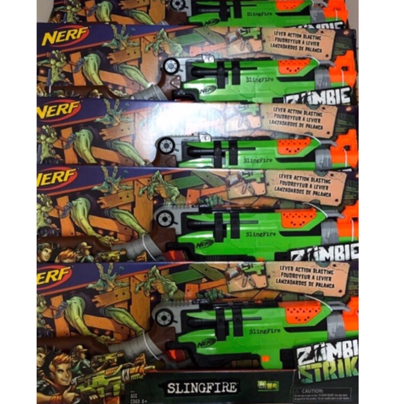 🔥 大獵槍 稀有要買要快 橙機 Nerf Slingfire Zombie Strike 殭屍系列