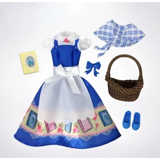 （預購）上海迪士尼 芭比娃娃 美女與野獸 貝兒 睡美人 小美人魚 艾莉兒 公主 芭比娃娃換裝 配件 套組 禮盒