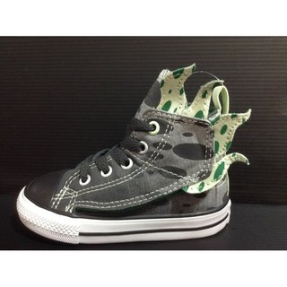 All Star CONVERSE 兒童 小童 高筒 造型款帆布鞋 貼上帶設計 方便穿脫 13、14cm