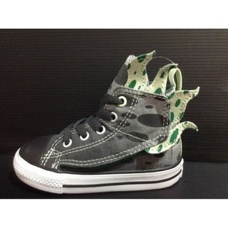 All Star CONVERSE 兒童 小童 高筒 造型款帆布鞋 粘貼帶設計 方便穿脫 13、14cm