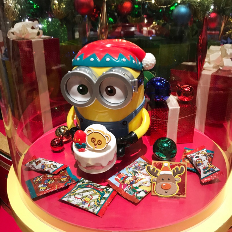 《Amigo》大阪環球影城 USJ 2019聖誕節 神偷奶爸 小小兵 餅乾桶 置物桶 收納桶 收納筒 餠乾盒