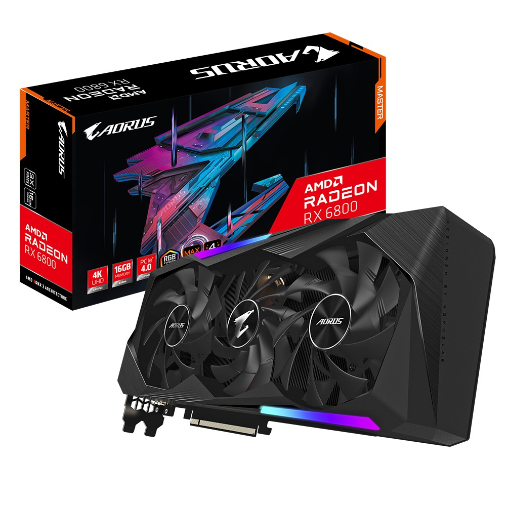 Gigabyte 技嘉 AORUS Radeon RX 6800 MASTER 16G 顯示卡