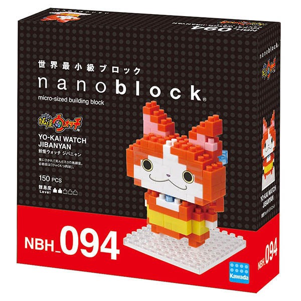 《JOJO模型玩具》《日本河田積木 nanoblock NBH-094 妖怪手錶 吉胖喵 全新正版》現貨