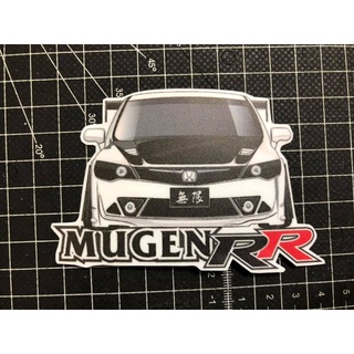 本田喜美8代 HONDA CIVIC K12 FD2 防水貼紙 6CM X10CM 下標請告知顏色
