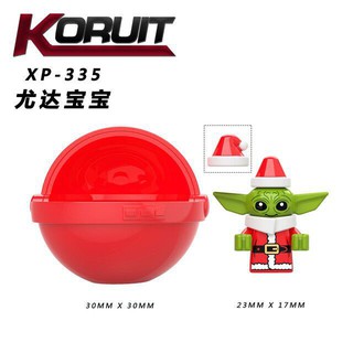 【積木班長】XP335聖誕尤達寶寶尤達YODA太空艙小尤達星際大戰曼達洛人/相容積木