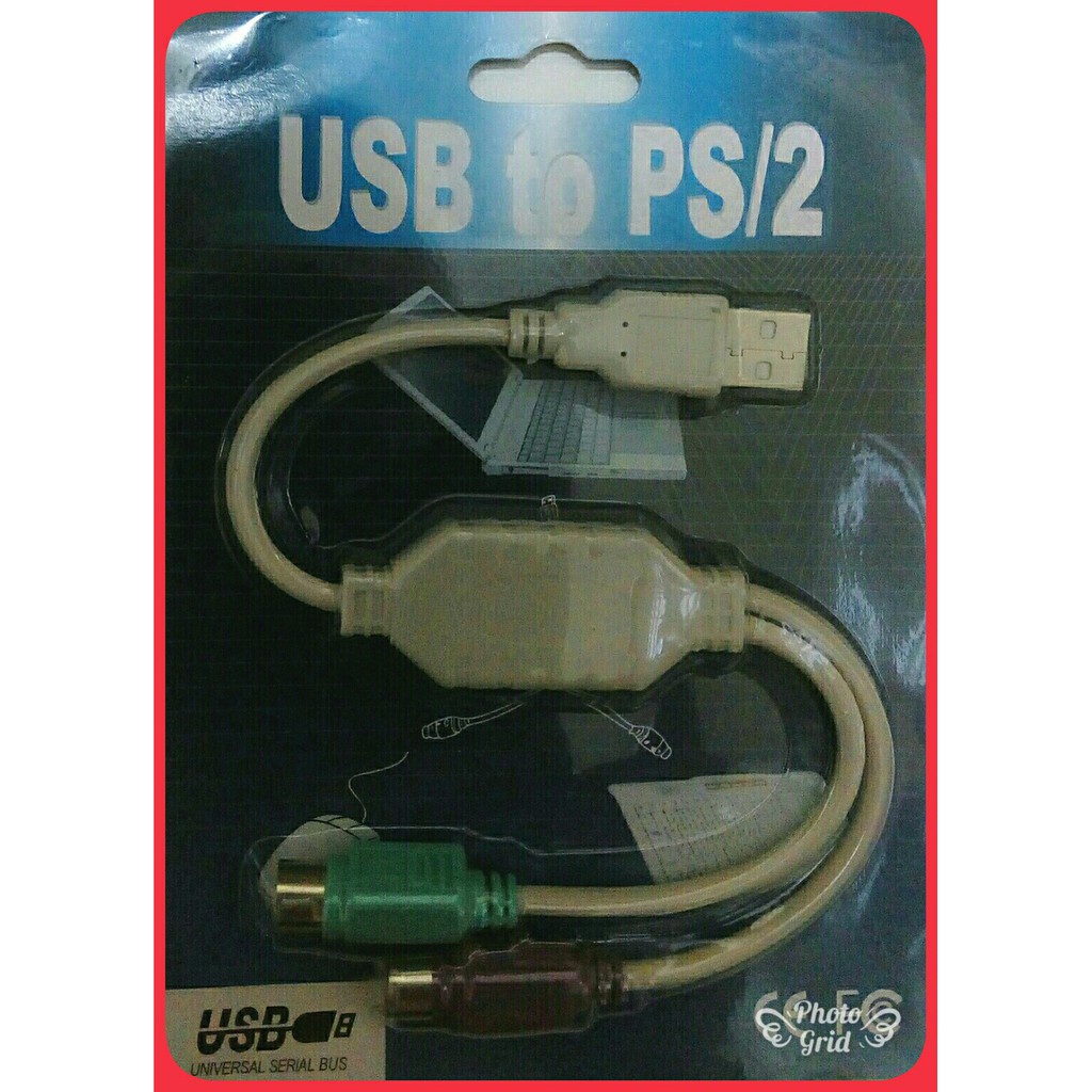 全新．含郵＄80．USB 轉 PS2．USB 轉 PS/2．一轉二 雙埠．鍵盤．滑鼠．條碼機
