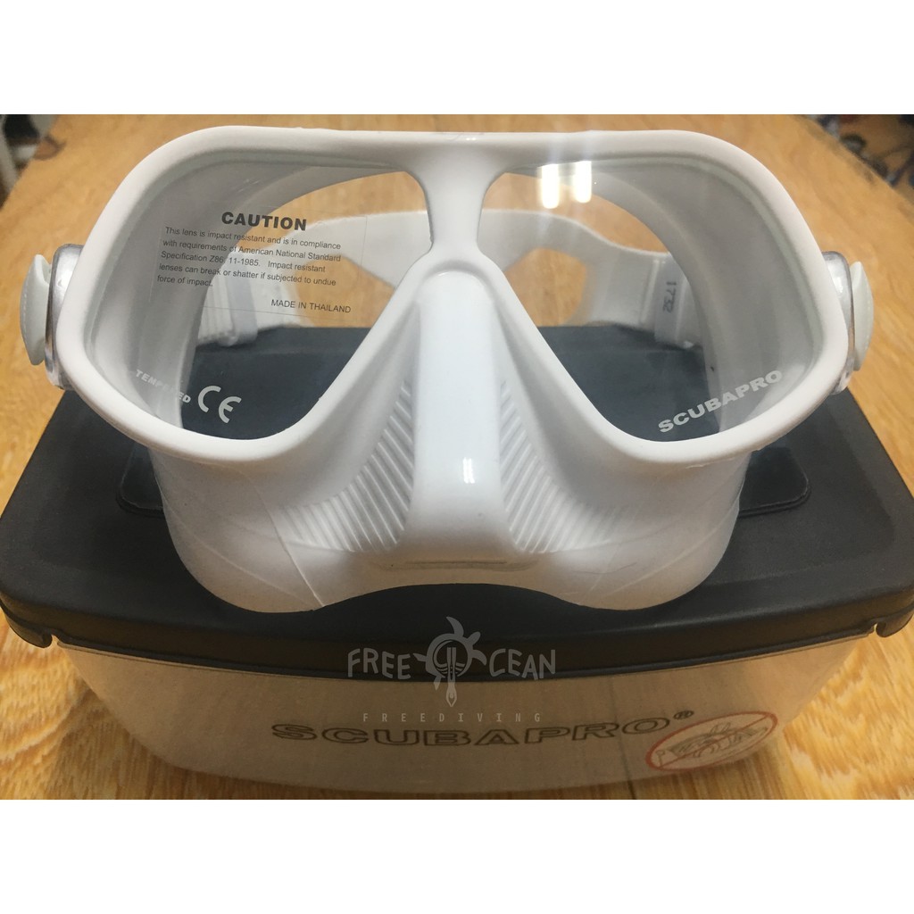 【Free4Ocean】 免運 出清Scubapro Steel Comp Mask 自由潛水 低容積面鏡 剩白色面鏡