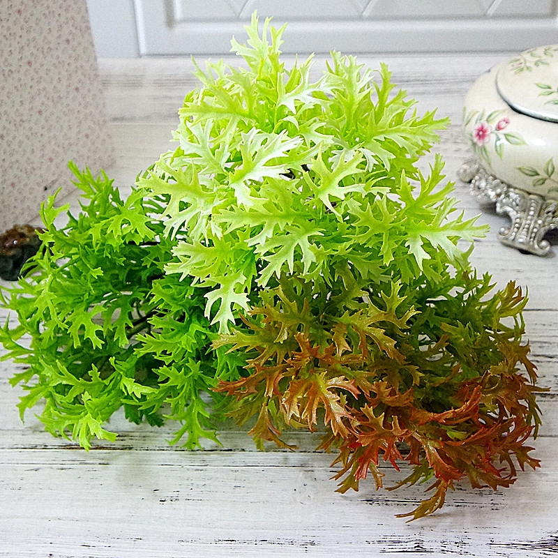 仿真把束塑膠地鬆草鹿角草仿真植物美式家居裝飾擺放景觀綠植 蝦皮購物