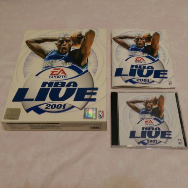 (自售) NBA Live 2001 PC Game 電腦遊戲