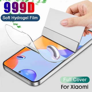 XIAOMI MI 軟水凝膠膜螢幕保護膜小米米11T 10T 9T Pro Poco X3 NFC M3 Pro F3