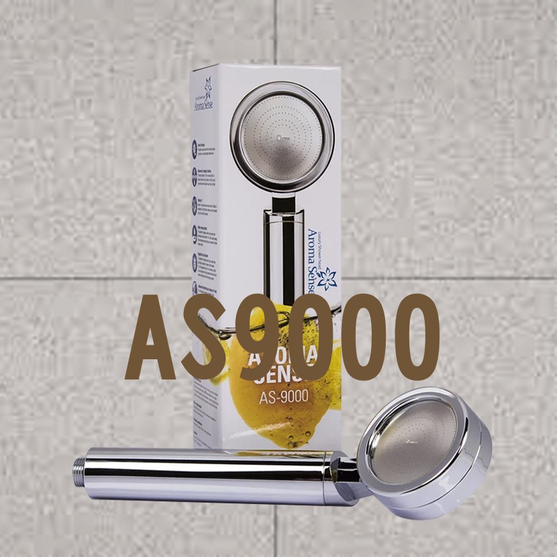 【Aroma Sense】AS9000 金屬銀 香氛蓮蓬頭 過濾 維他命C除氯 省水加壓花灑 正品 現貨 超優惠組合