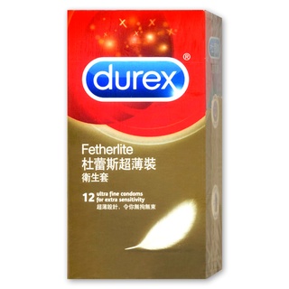 杜蕾斯 金色超薄裝 保險套 12入