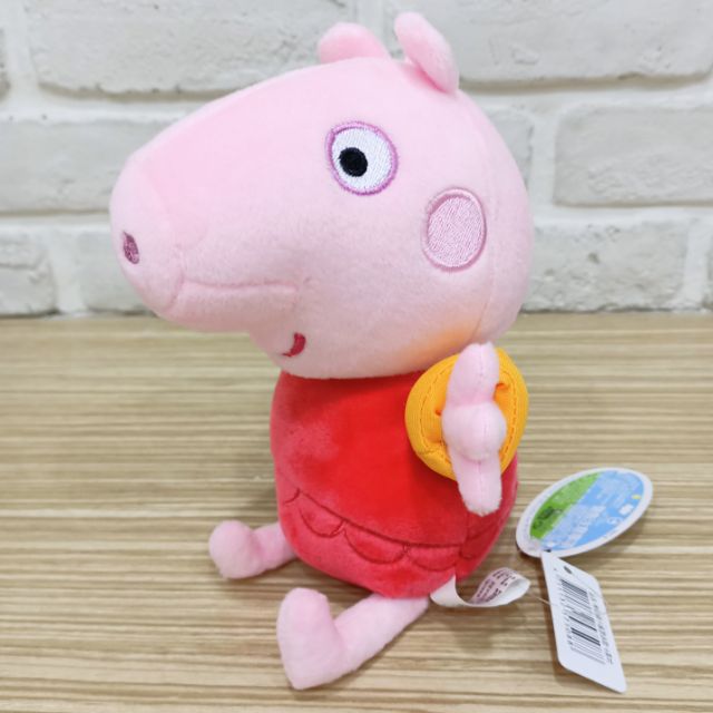 全新6吋正版粉紅豬小妹佩佩豬游泳款娃娃玩偶
Peppa Pig
有正版雷標 高約23公分 全新有吊牌