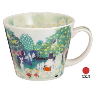 (日本製)日本進口 Moomin 慕敏 嚕嚕米 音樂會 水彩畫 山谷 馬克杯 杯子 茶杯 杯 陶瓷 ㊣老爹正品㊣