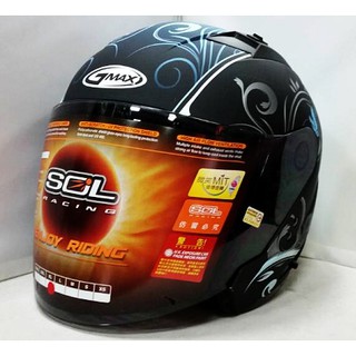 頭等大事安全帽 SOL Gmax GM OF-77 OF77 蝴蝶3代 DERK 永恆 雙鏡 3/4罩 送電彩片+免運