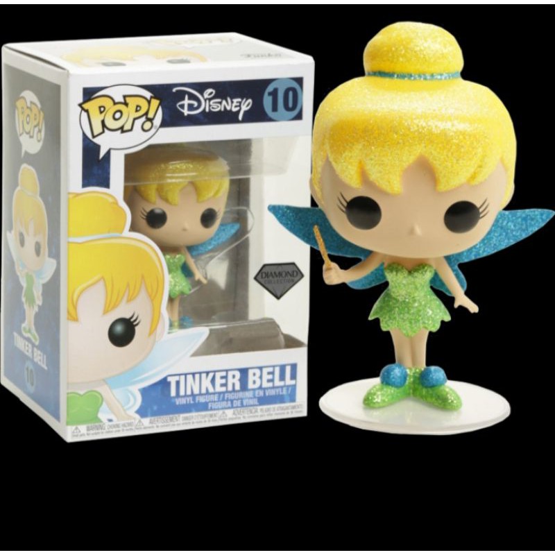 柴寶趣 FUNKO POP 10 小精靈 小叮噹 鑽石版 彼得潘 小飛俠 TINKER BELL 正版