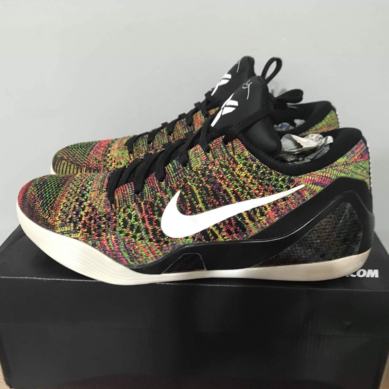 kobe 9 elite low multicolor