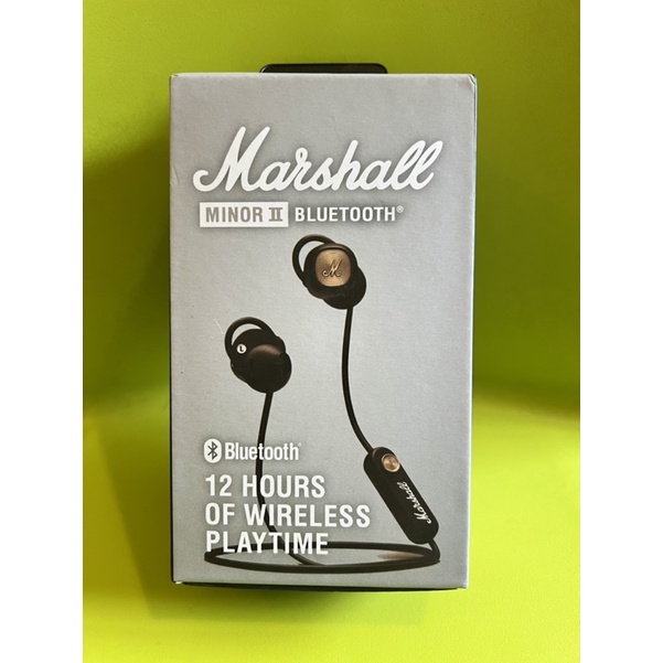 MARSHALL MINOR II MODE EQ2代無線藍牙雙半入耳式運動耳機