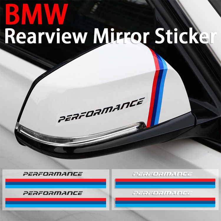 M Power Performance 汽車後視鏡貼紙 BMW 倒後鏡貼花 適用於BMW 1 3 4 5 7 系列 GT