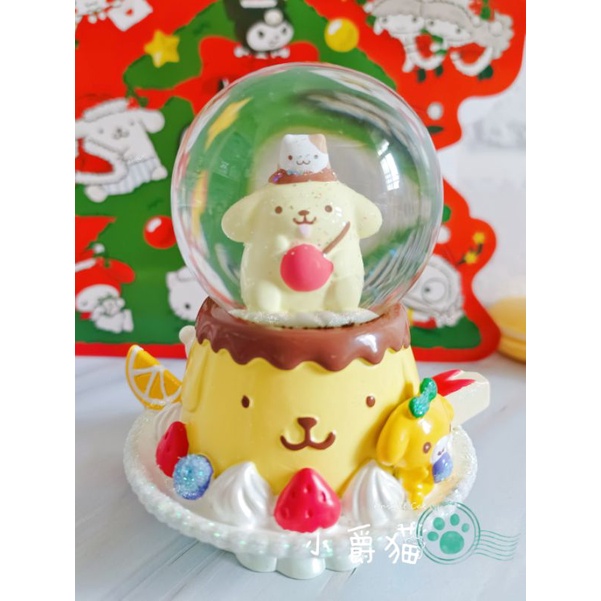 🎄 日本帶回 三麗鷗 布丁狗 2021 水晶球 雪球 瑪芬 布丁 聖代 櫻桃 造型 擺飾 聖誕節 禮物